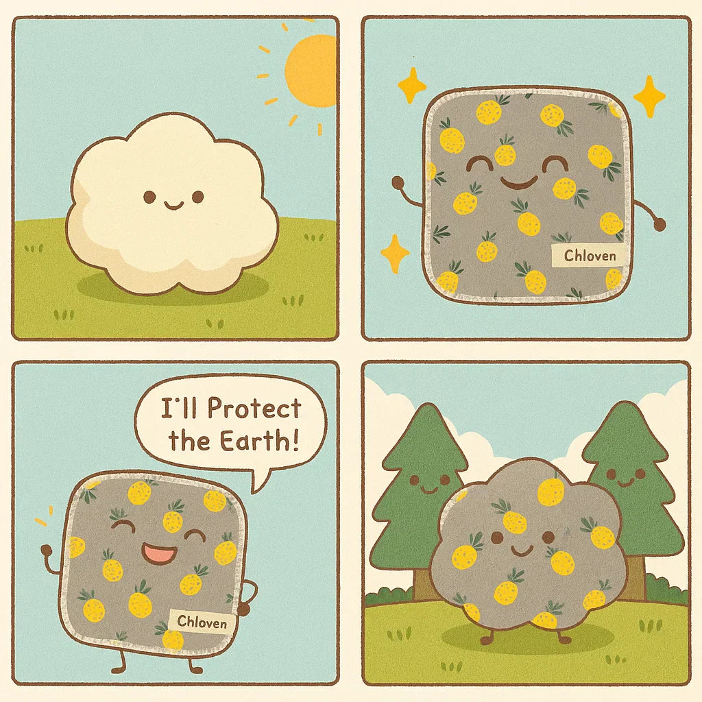 The Adventures of Chloven Reusable Towels – A Zero-Waste Hero!