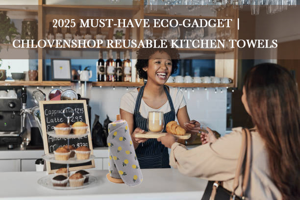Zero Waste Kitchen Essential! Chlovenshop 25-Pack Reusable Towels, 1 Towel = 300 Paper Towels!