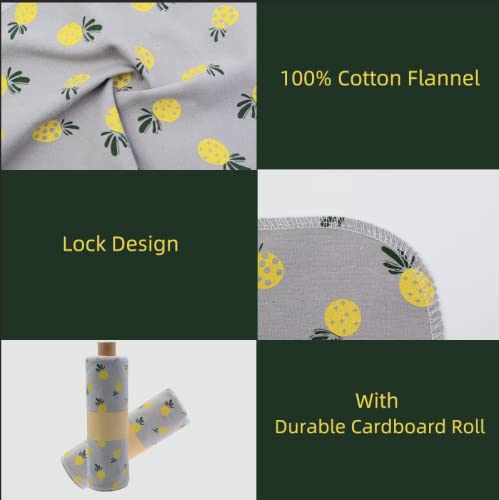 cotton flannel lock design with durable cardboard roll